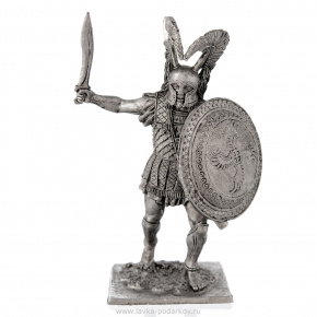 Оловянный солдатик миниатюра "Греческий гоплит, 480 год до н.э.", фотография 0. Интернет-магазин ЛАВКА ПОДАРКОВ